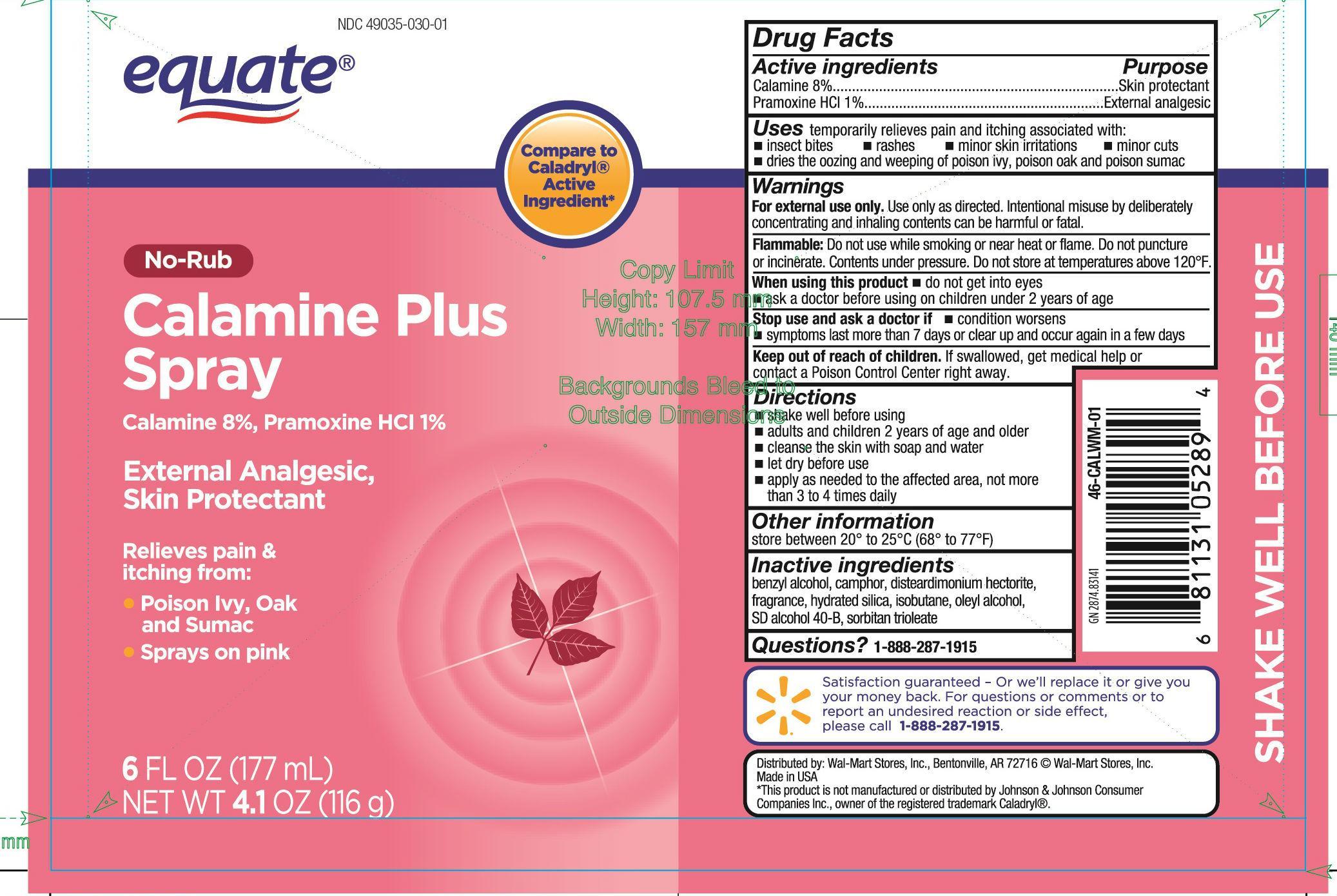 Calamine Plus aerosol Spray Wal Mart Stores Inc calamine-plus-aerosol-spray-wal-mart-stores-inc